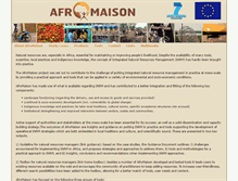 Tablet Screenshot of afromaison.net